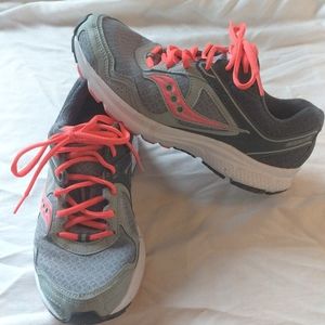 Grey and orange Cohesion 10 Saucony